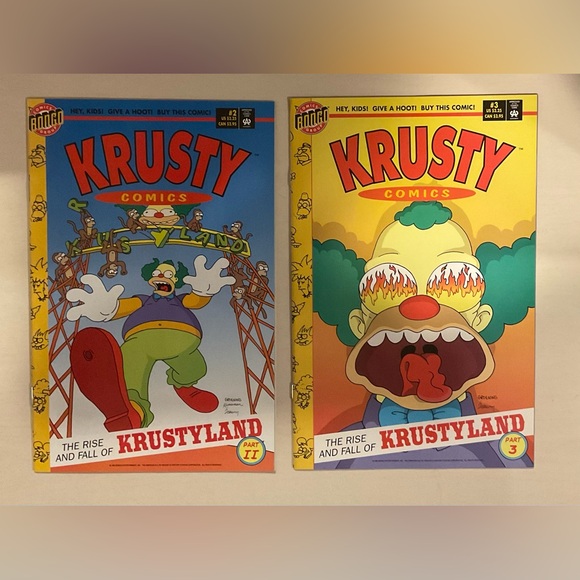 Simpsons Comic # 1, Howard The Duck # 1, Care Bears # 1, BIKER MICE FROM MARS - Picture 14 of 15